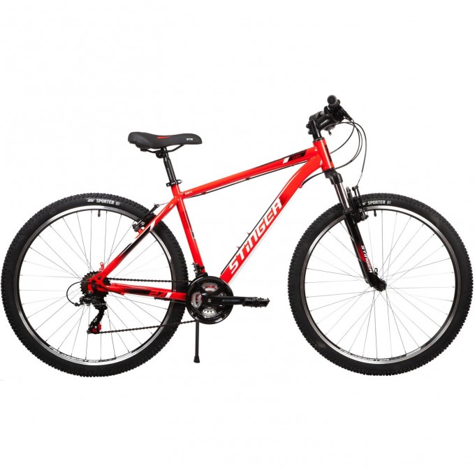 Горный велосипед STINGER CAIMAN 27" красный с рамой 18" 27SHV.CAIMAN.18RD2 Горный велосипед STINGER CAIMAN 27" красный с рамой 18" 27SHV.CAIMAN.18RD2