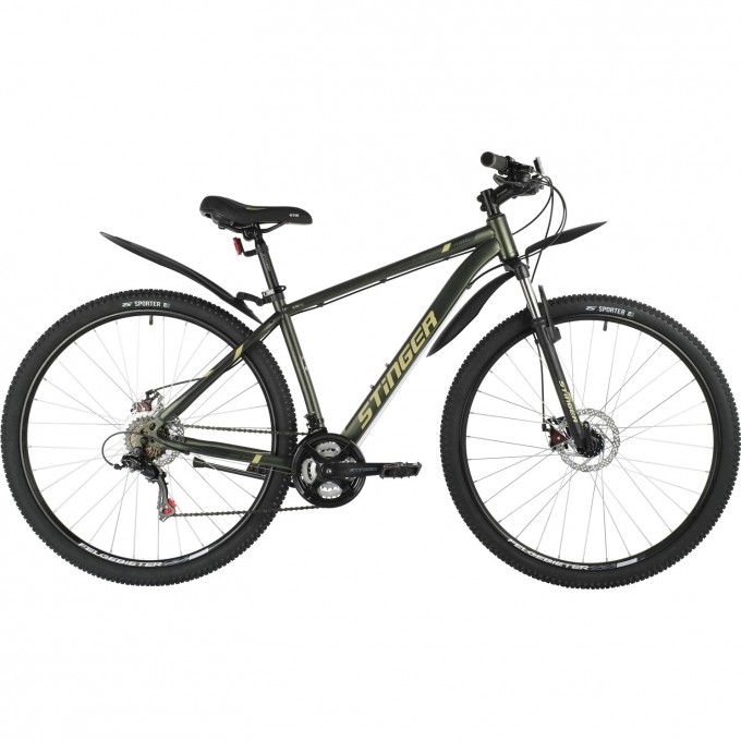 Горный велосипед STINGER CAIMAN D 29" черный с рамой 22" 29SHD.CAIMAND.22GN1 Горный велосипед STINGER CAIMAN D 29" черный с рамой 22" 29SHD.CAIMAND.22GN1