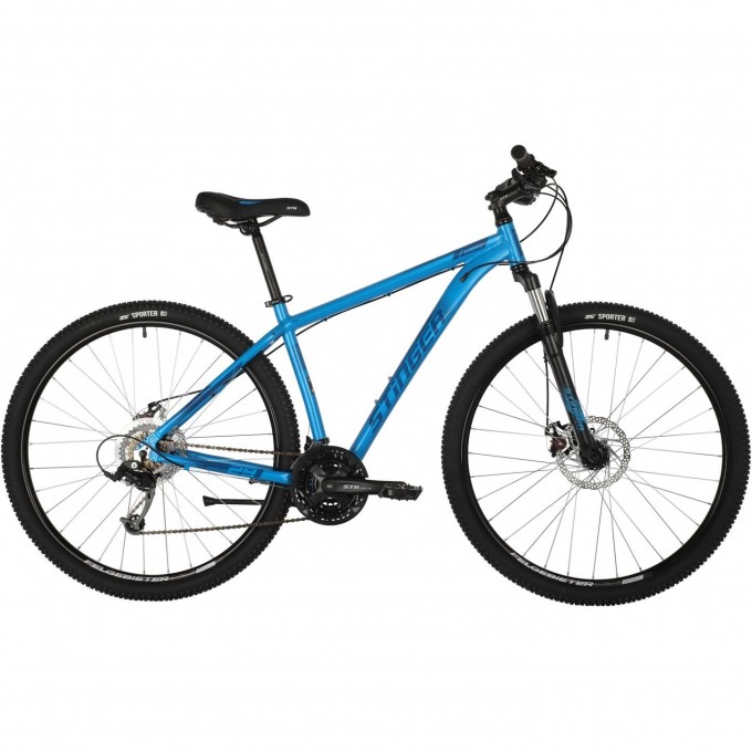 Горный велосипед STINGER ELEMENT EVO MS 29" синий с рамой 22" 29AHD.ELEMEVO.22BL10 Горный велосипед STINGER ELEMENT EVO MS 29" синий с рамой 22" 29AHD.ELEMEVO.22BL10