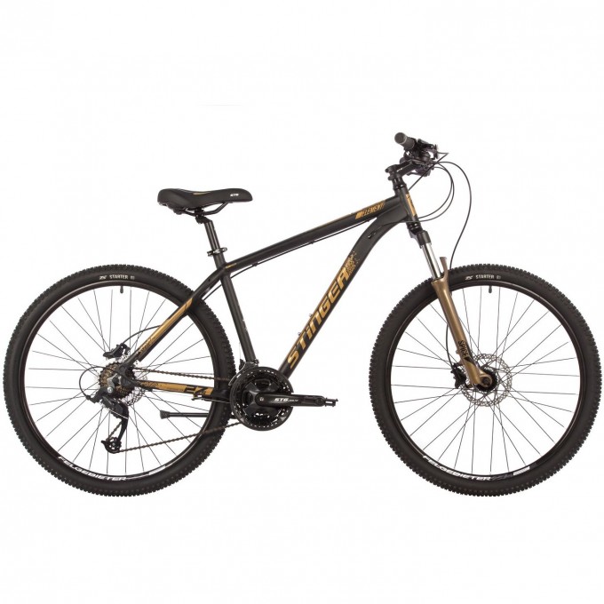 Горный велосипед STINGER ELEMENT PRO 27.5", рама 20", золотистый, 2023 27AHD.ELEMPRO.20GD3 Горный велосипед STINGER ELEMENT PRO 27.5", рама 20", золотистый, 2023 27AHD.ELEMPRO.20GD3