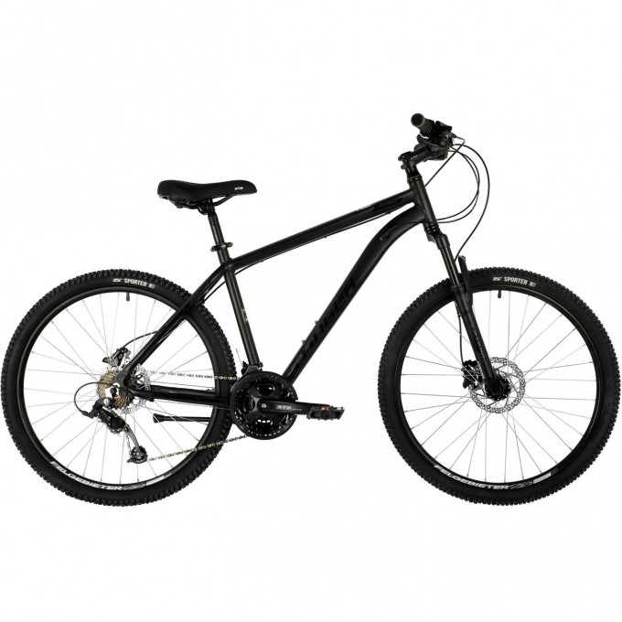 Горный велосипед STINGER ELEMENT PRO MS 26" черный с рамой 16" 26AHD.ELEMPRO.16BK10 Горный велосипед STINGER ELEMENT PRO MS 26" черный с рамой 16" 26AHD.ELEMPRO.16BK10
