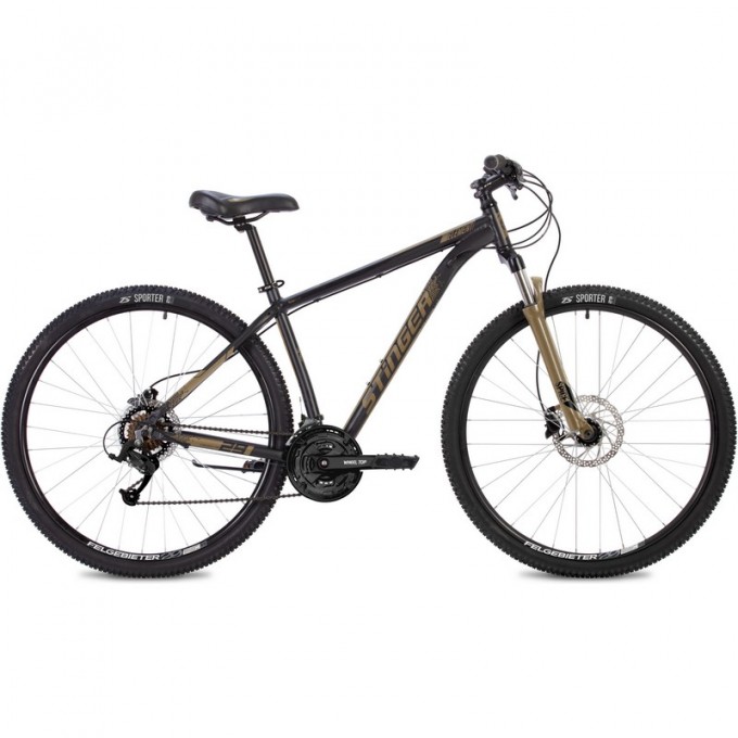 Горный велосипед STINGER ELEMENT PRO SE 29" золотой с рамой 20" 29AHD.ELEMPRO.20GD22 Горный велосипед STINGER ELEMENT PRO SE 29" золотой с рамой 20" 29AHD.ELEMPRO.20GD22