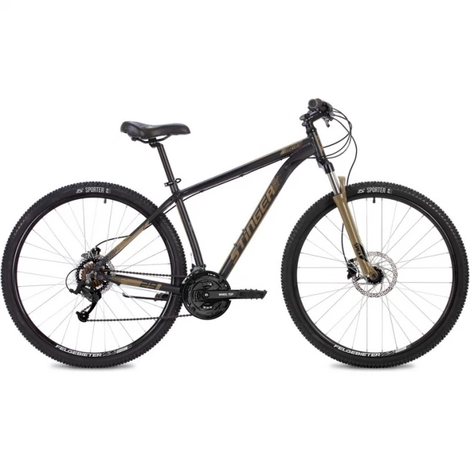 Горный велосипед STINGER ELEMENT PRO SE 29" золотой с рамой 20" 29AHD.ELEMPRO.20GD22
