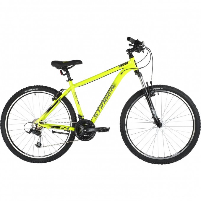 Горный велосипед STINGER ELEMENT STD MS 27" зелёный c рамой 16" 27AHV.ELEMSTD.16GN10 Горный велосипед STINGER ELEMENT STD MS 27" зелёный c рамой 16" 27AHV.ELEMSTD.16GN10