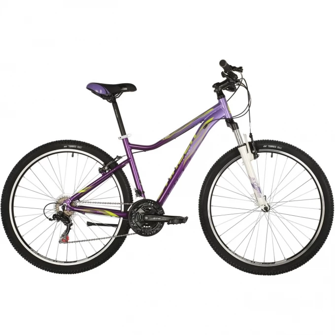 Горный велосипед STINGER LAGUNA STD 27,5" фиолетовый с рамой 17" 27AHV.LAGUSTD.17VT2 Горный велосипед STINGER LAGUNA STD 27,5" фиолетовый с рамой 17" 27AHV.LAGUSTD.17VT2