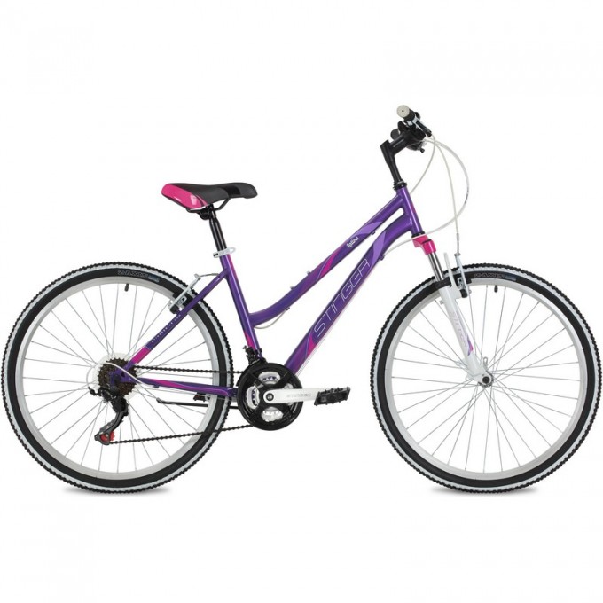 Горный велосипед STINGER LATINA 26" фиолетовый с рамой 17" 26SHV.LATINA.17VT2 Горный велосипед STINGER LATINA 26" фиолетовый с рамой 17" 26SHV.LATINA.17VT2