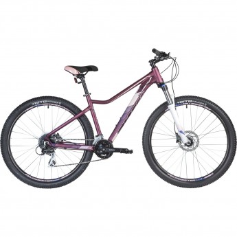 Горный велосипед STINGER SIENA EVO 27" сиреневый с рамой 15" 27AHD.SIENAEVO.15VT0