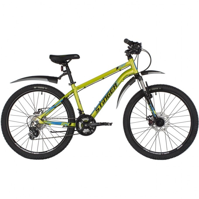 Подростковый велосипед STINGER ELEMENT EVO 24" зелёный с рамой 12" 24AHD.ELEMEVO.12GN2 Подростковый велосипед STINGER ELEMENT EVO 24" зелёный с рамой 12" 24AHD.ELEMEVO.12GN2