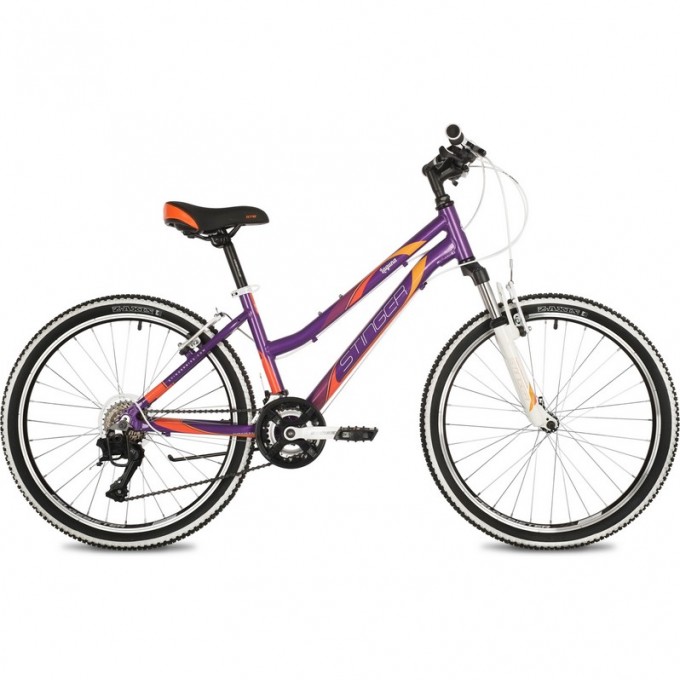 Подростковый велосипед STINGER LAGUNA 24" фиолетовый с рамой 14" 24AHV.LAGUNA.14VT2 Подростковый велосипед STINGER LAGUNA 24" фиолетовый с рамой 14" 24AHV.LAGUNA.14VT2