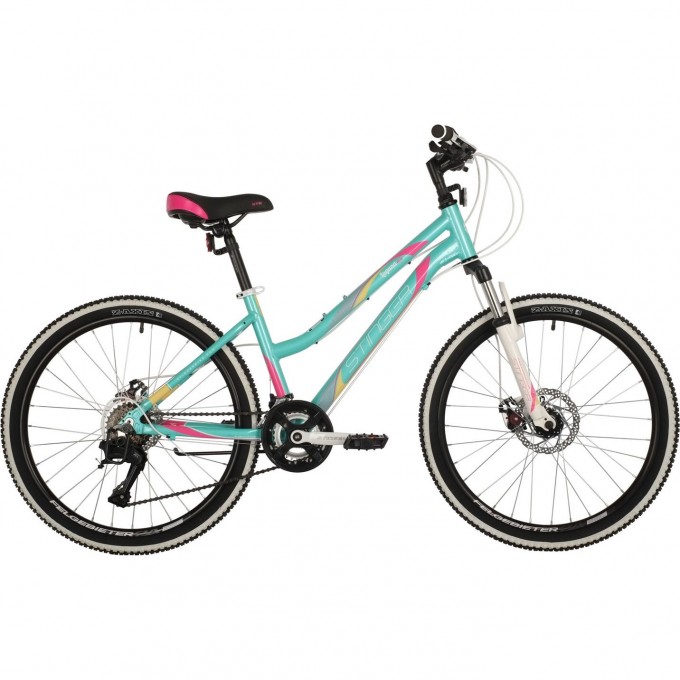 Подростковый велосипед STINGER LAGUNA D зелёный с рамой 12" 24AHD.LAGUNAD.12GN10 Подростковый велосипед STINGER LAGUNA D зелёный с рамой 12" 24AHD.LAGUNAD.12GN10