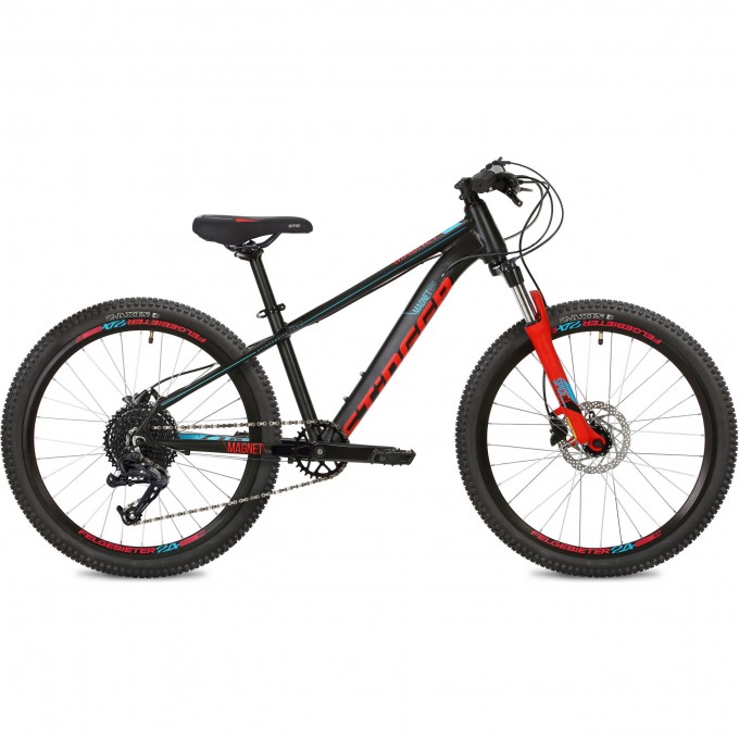 Подростковый велосипед STINGER MAGNET PRO черный с рамой 14" 24AHD.MAGNEPRO.14BK1 Подростковый велосипед STINGER MAGNET PRO черный с рамой 14" 24AHD.MAGNEPRO.14BK1