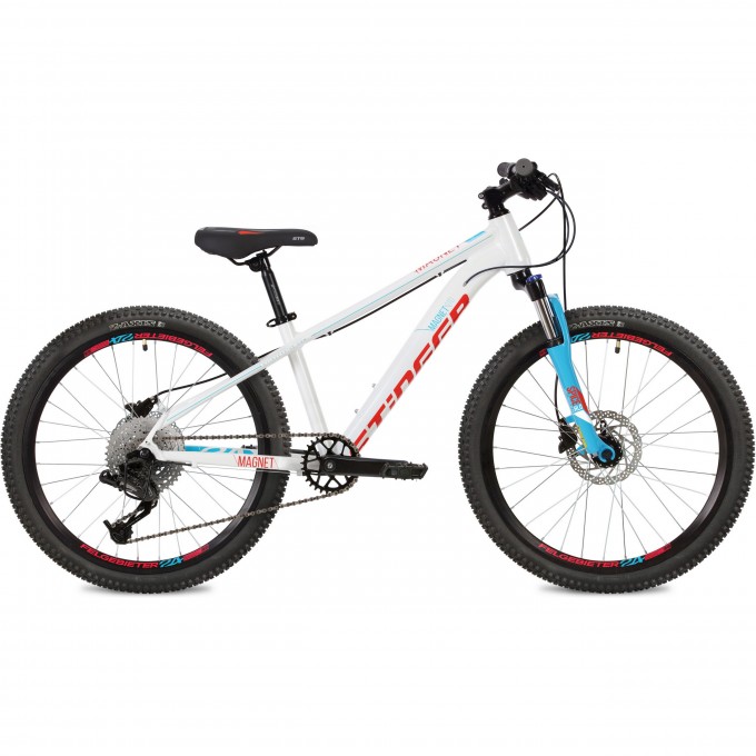 Подростковый велосипед STINGER MAGNET STD белый с рамой 14" 24AHD.MAGNESTD.14WH1 Подростковый велосипед STINGER MAGNET STD белый с рамой 14" 24AHD.MAGNESTD.14WH1