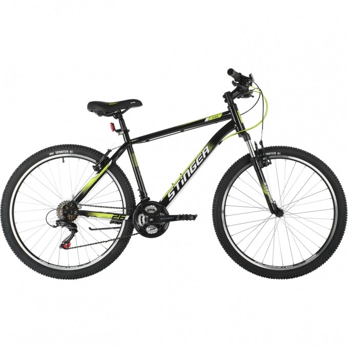 Велосипед STINGER 26" CAIMAN черный, сталь, размер 14" 26SHV.CAIMAN.14BK3 Велосипед STINGER 26" CAIMAN черный, сталь, размер 14" 26SHV.CAIMAN.14BK3
