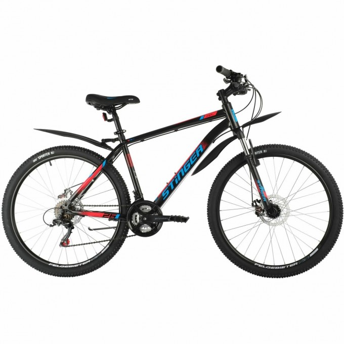 Велосипед STINGER 26" CAIMAN D черный, сталь, размер 14" 26SHD.CAIMAND.14BK3 Велосипед STINGER 26" CAIMAN D черный, сталь, размер 14" 26SHD.CAIMAND.14BK3