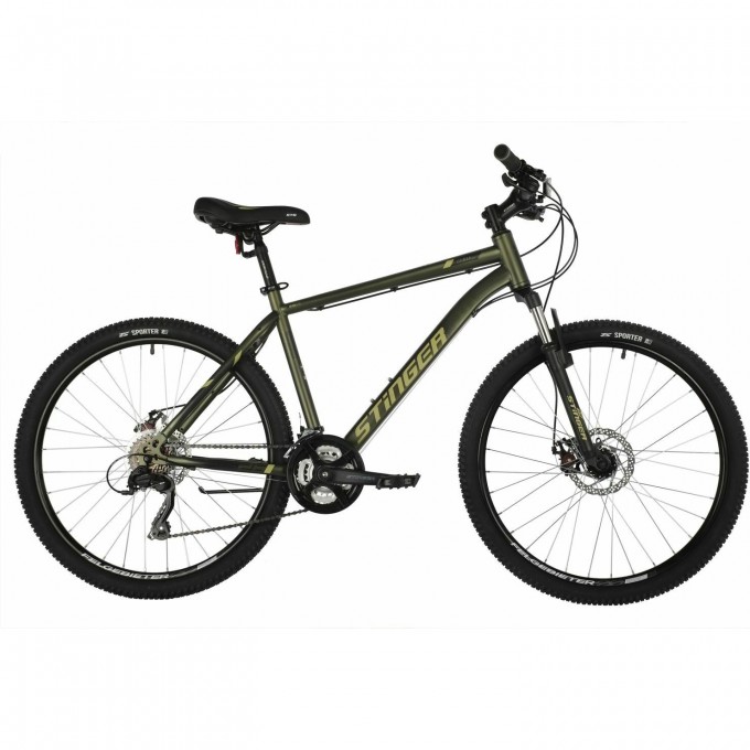 Велосипед STINGER 26" CAIMAN D зеленый, сталь, размер 16" 26SHD.CAIMAND.16GN2- Велосипед STINGER 26" CAIMAN D зеленый, сталь, размер 16" 26SHD.CAIMAND.16GN2-