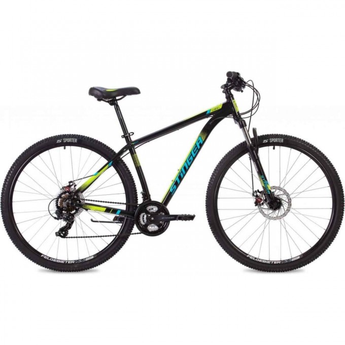 Велосипед STINGER 26" ELEMENT EVO черный, алюминий, размер 14" 26AHD.ELEMEVO.14BK4 Велосипед STINGER 26" ELEMENT EVO черный, алюминий, размер 14" 26AHD.ELEMEVO.14BK4