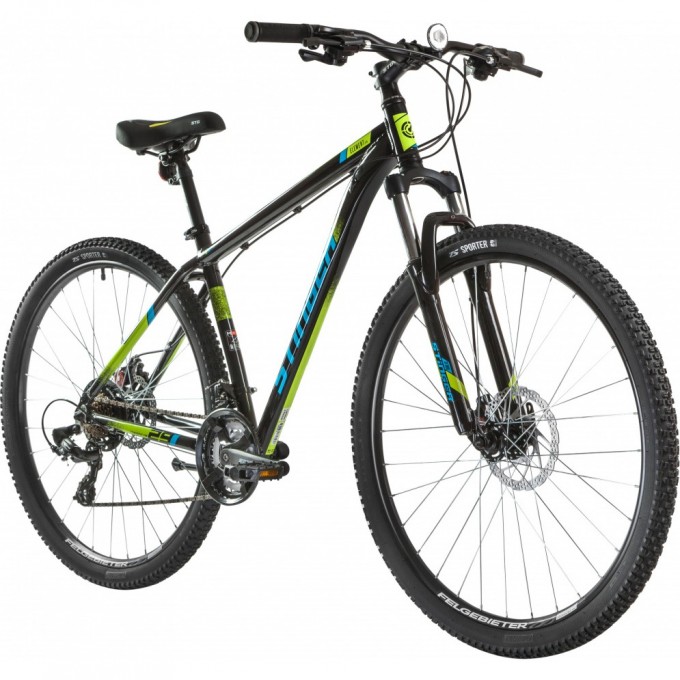 Велосипед STINGER 27.5" ELEMENT EVO зеленый, алюминий, размер 18" 27AHD.ELEMEVO.18GN4 Велосипед STINGER 27.5" ELEMENT EVO зеленый, алюминий, размер 18" 27AHD.ELEMEVO.18GN4