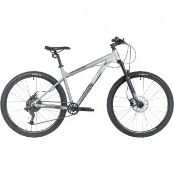 Велосипед STINGER 27.5" PYTHON EVO серый, алюминий, размер 18"