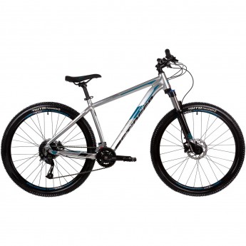 Велосипед STINGER 27.5" RELOAD STD серебристый, алюминий, размер 18"